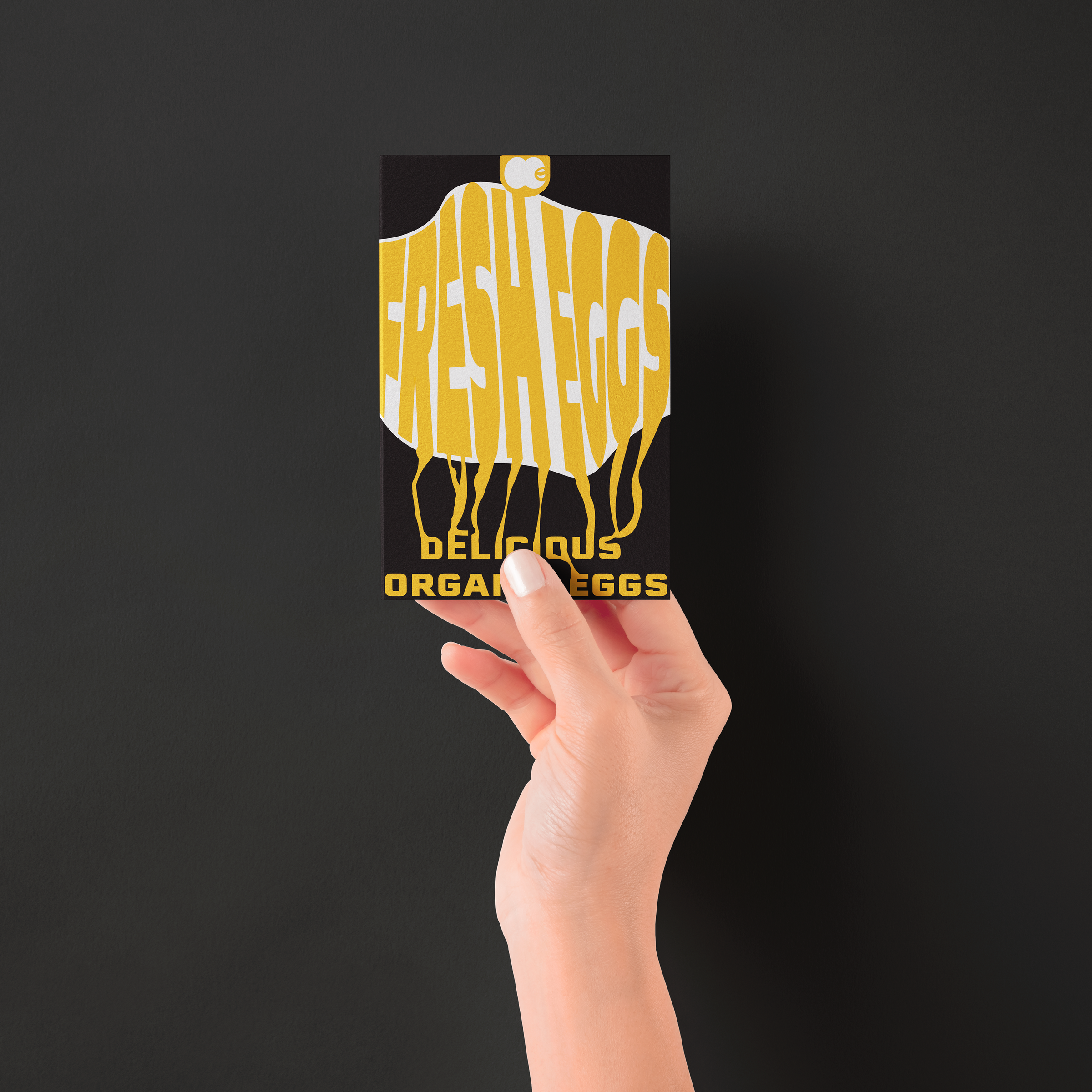 Twin Eggs Rack Card