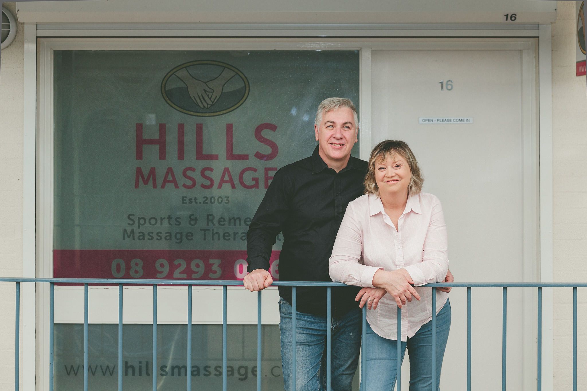 Hills massage practice owners, Michelle Rimmer and Alec Rimmer