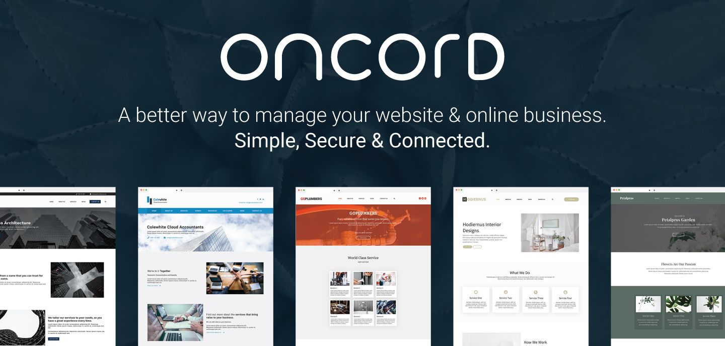 Oncord website and online business 
