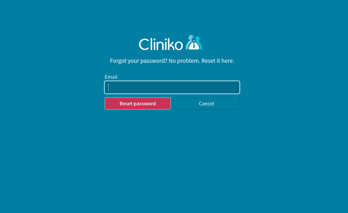 Upcoming tweaks to the Cliniko login page