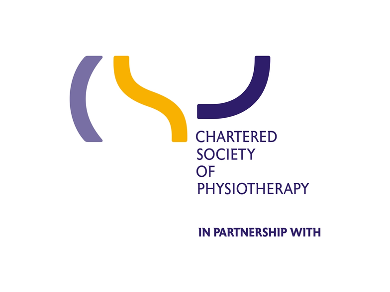 The official Chartered Society of Physiotherapy partnership logo