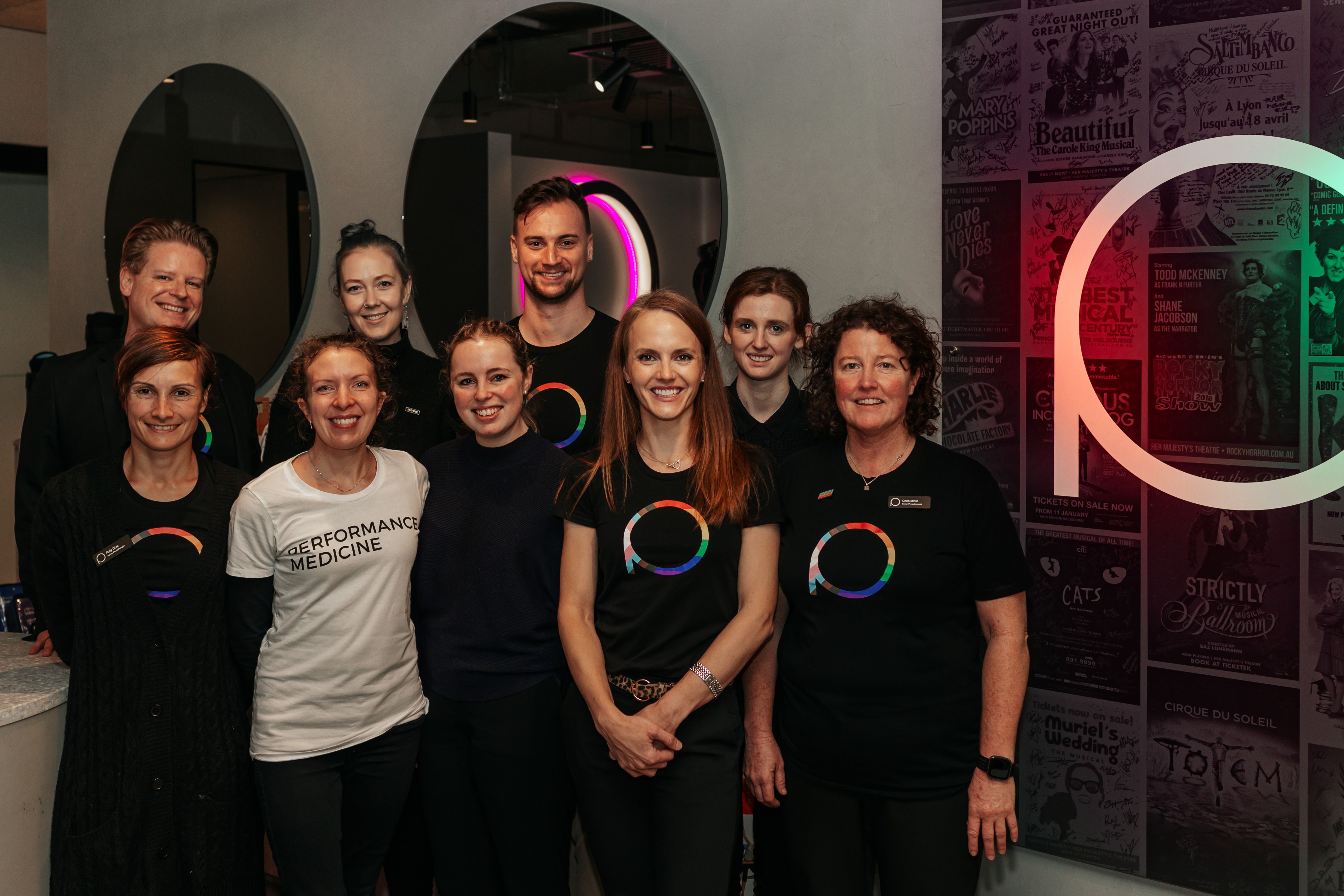 The team of physiotherapists, myotherapists and massage therapists at Performance Medicine
