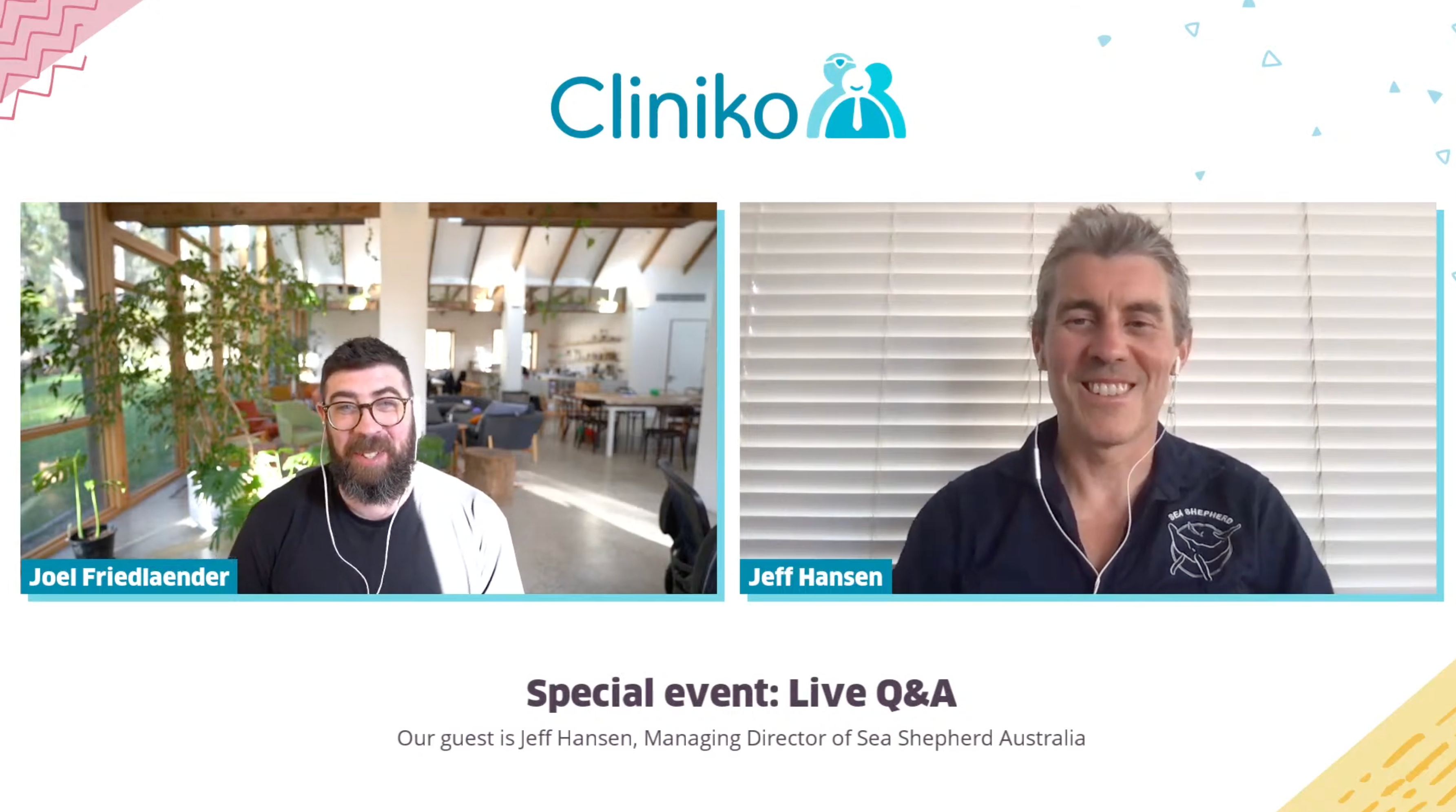 Our 60 minute recording of Jeff Hansen & Joel Friedlaender talking about all things Sea Shepherd!