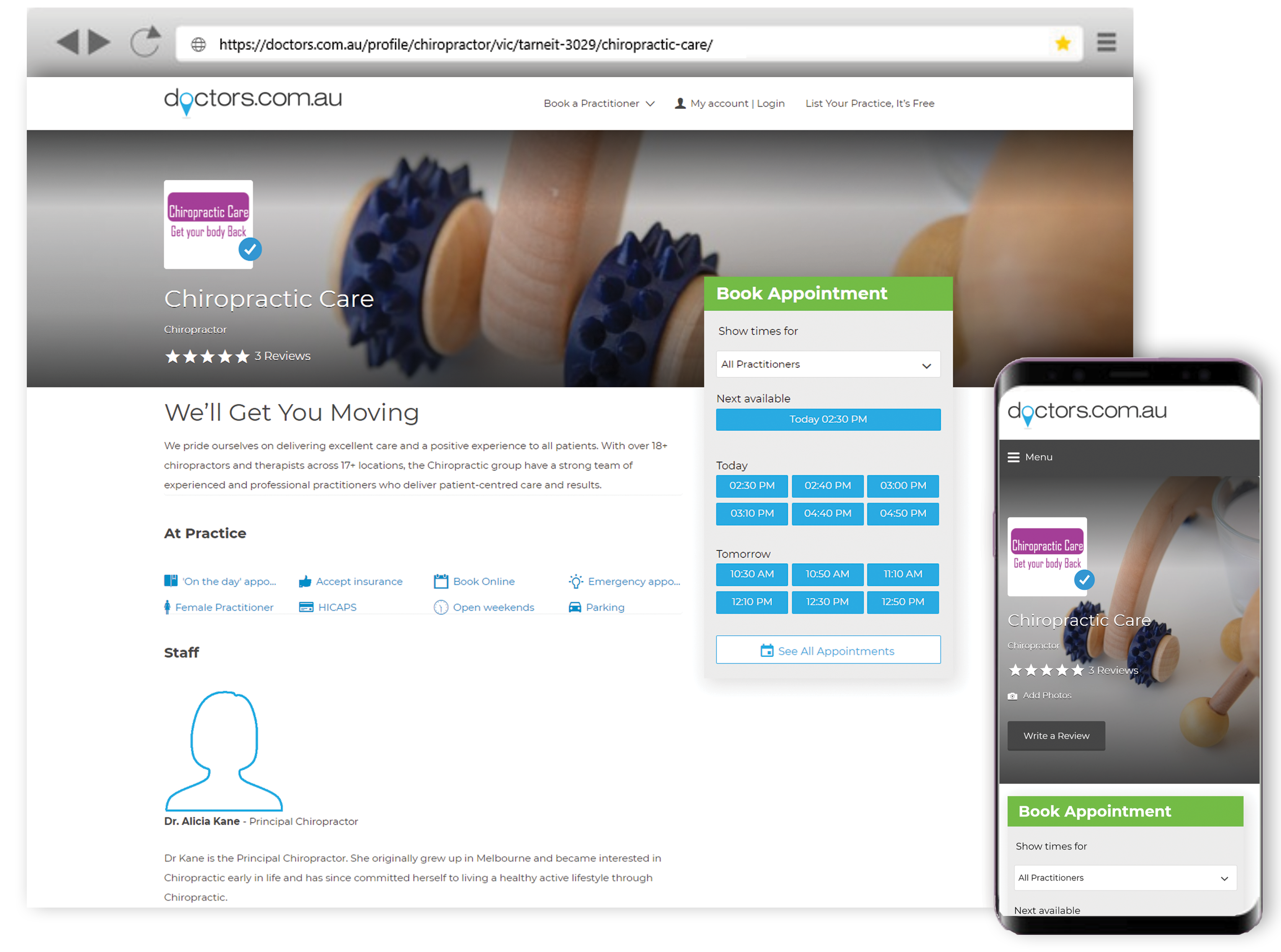 Doctors.com.au preview