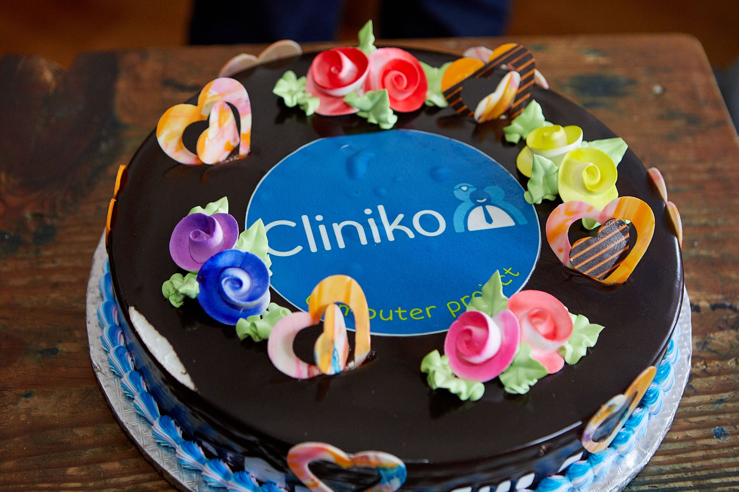 A thank-you cake for Cliniko