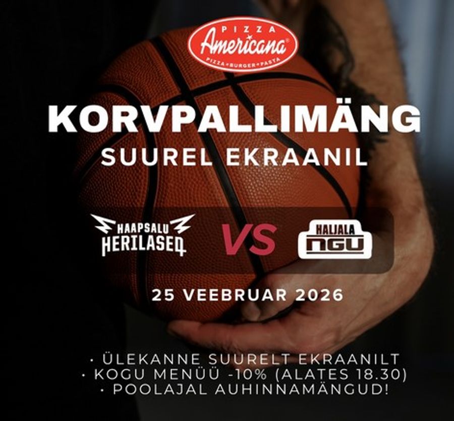 KORVPALLIÕHTU HAAPSALUS!