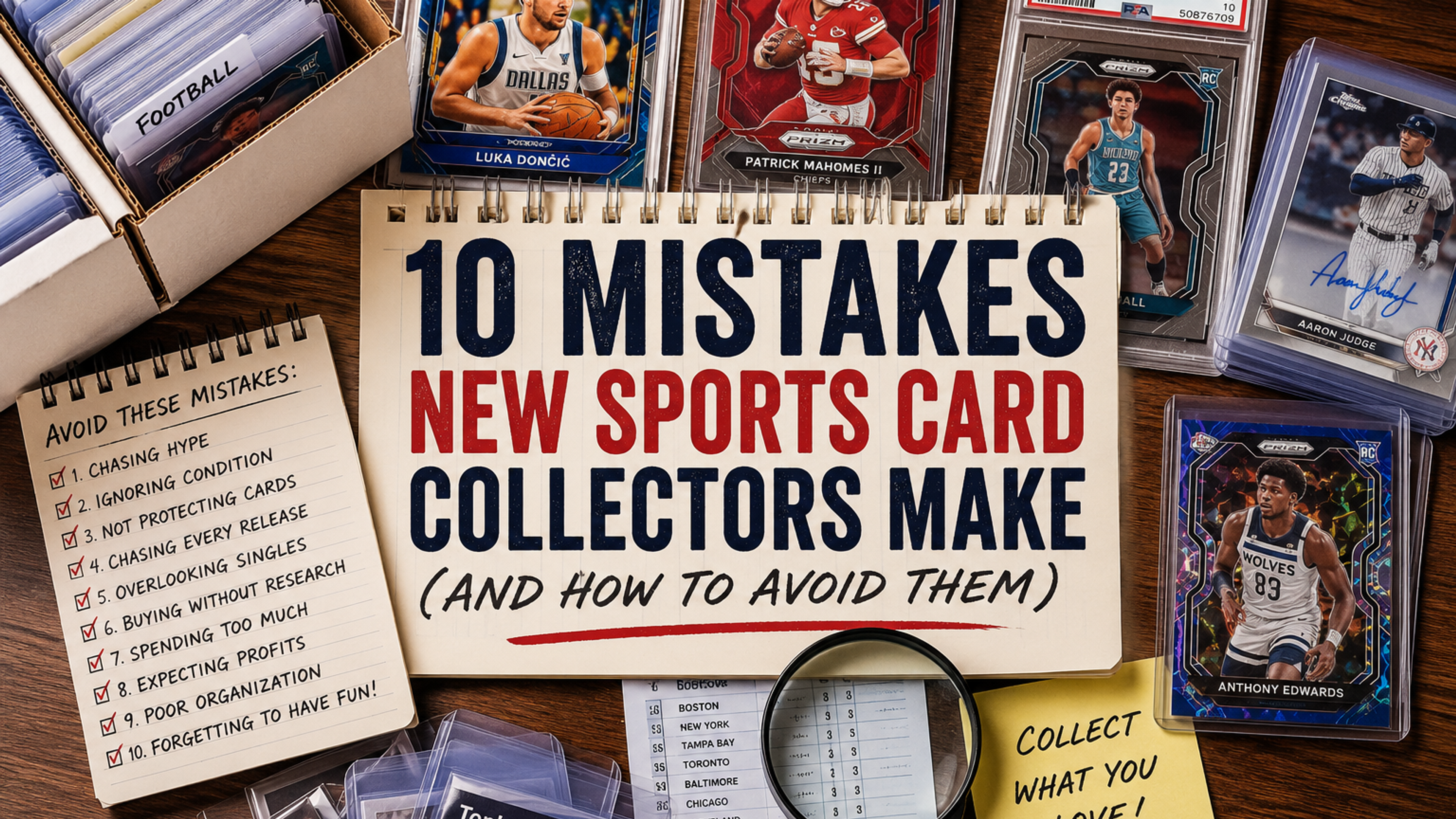 10 Mistakes New Sports Card Collectors Make (And How to Avoid Them)