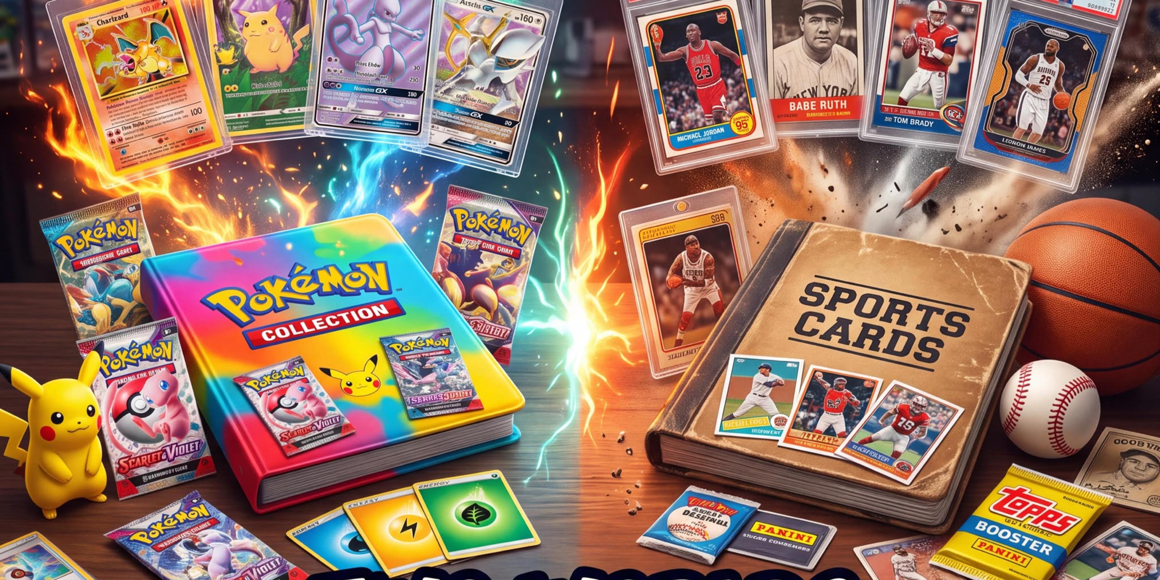 Sports Cards vs. Pokémon: Two Worlds, One Hobby