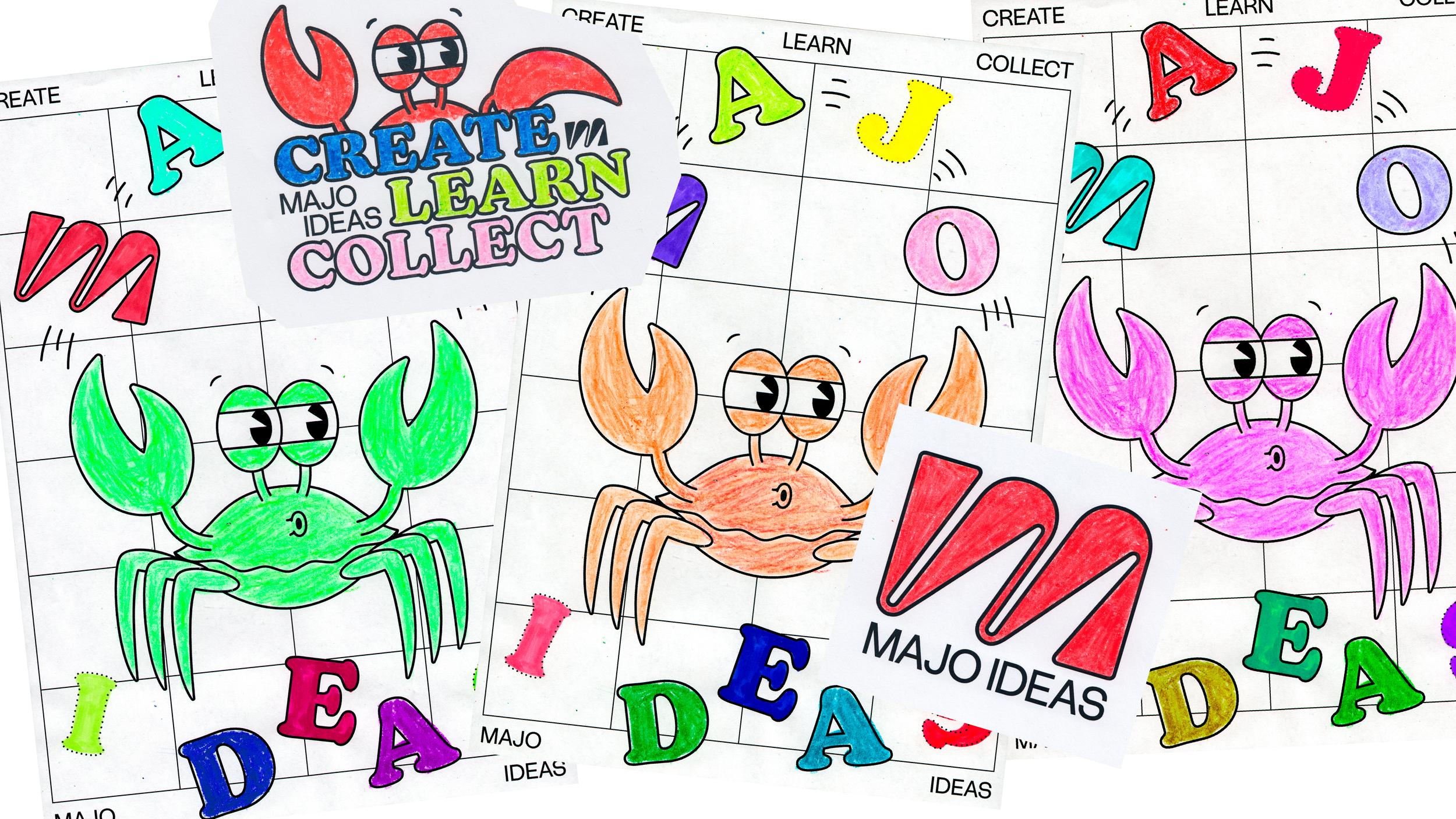 Colour in poster kids