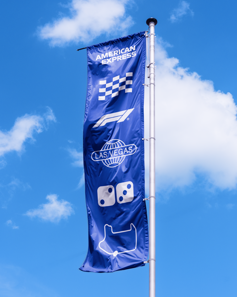 TWO ARE creates identity for American Express event at the Las Vegas Grand Prix