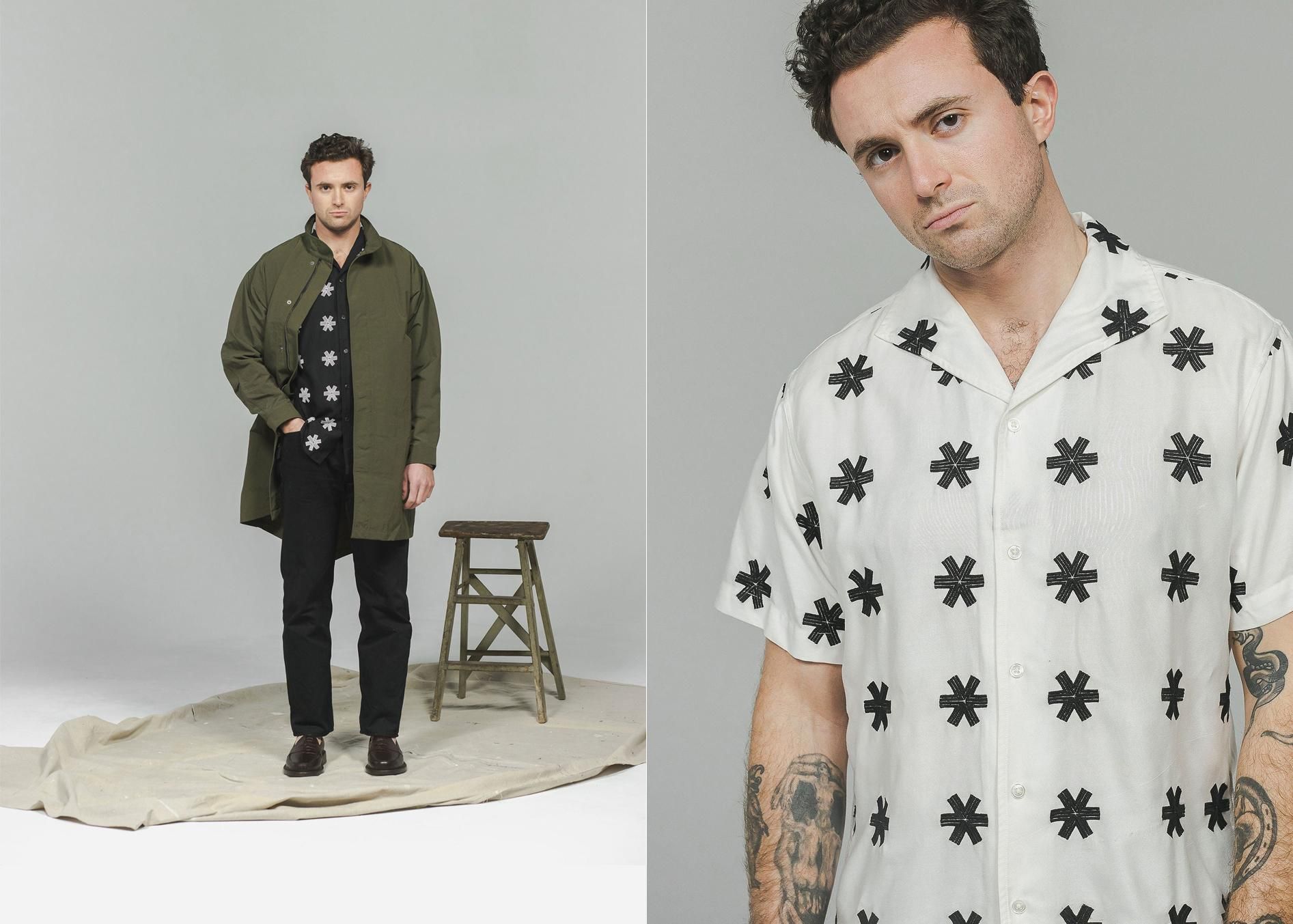 Graphic design, 3sixteen — Embroidery