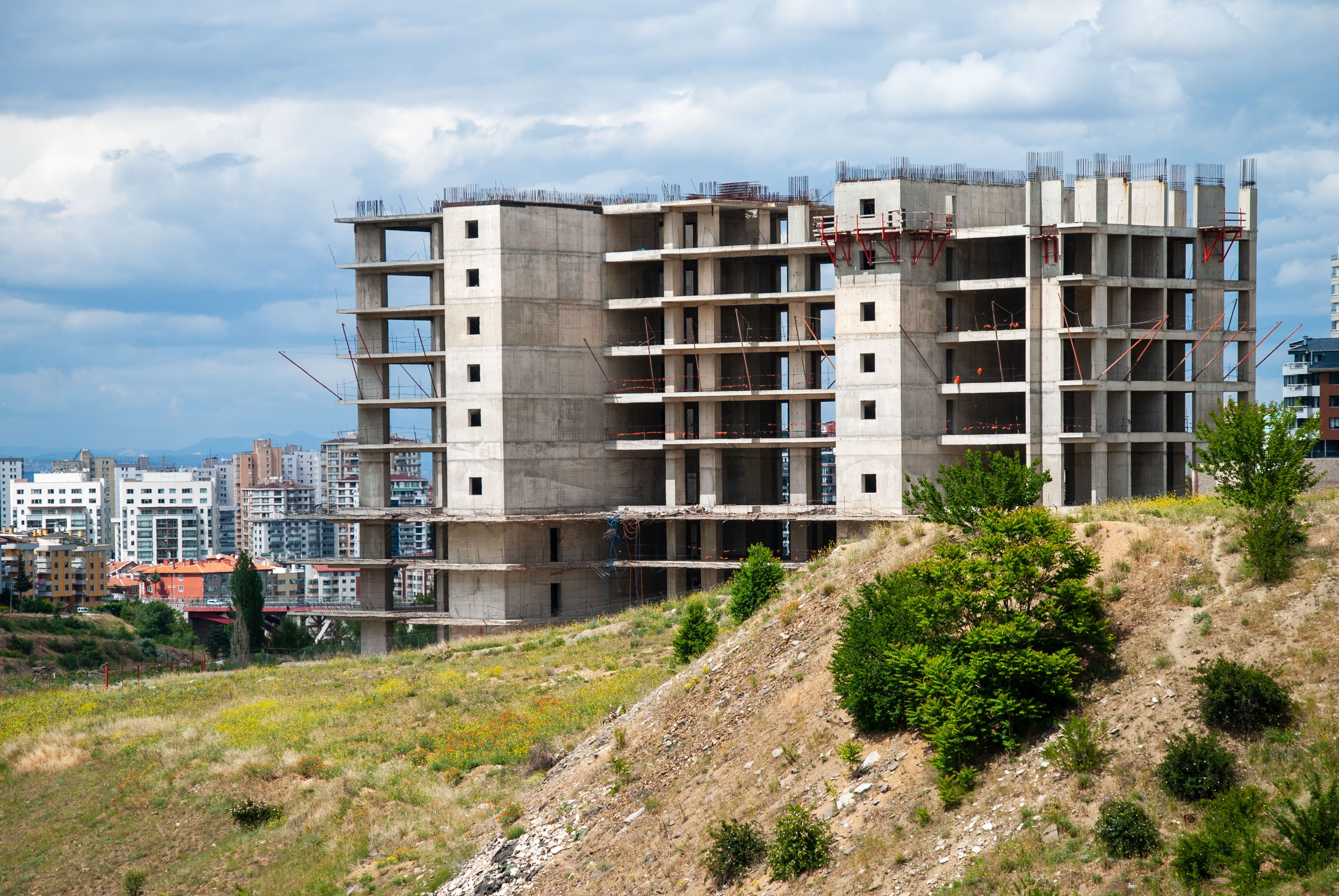 New apartment complexes being built in Dikmen