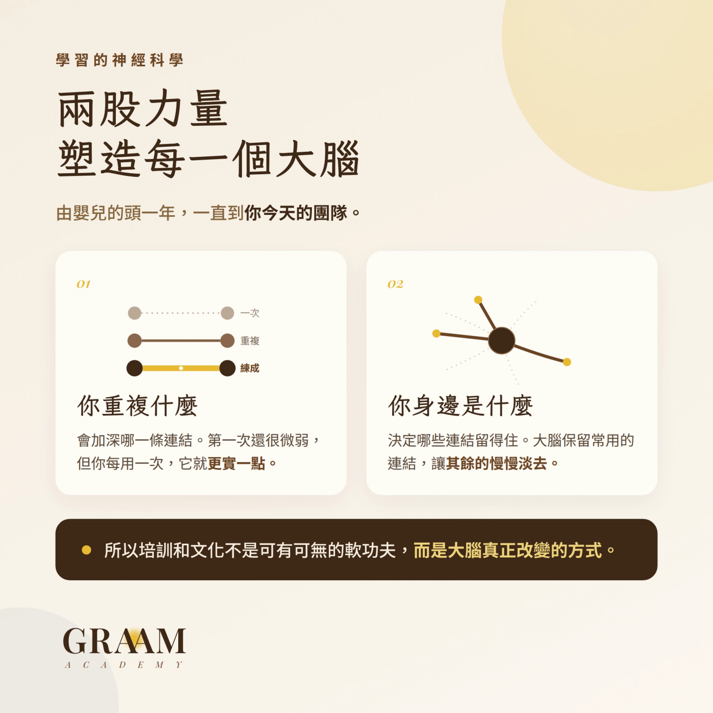 兩個影響神經可塑性的因素