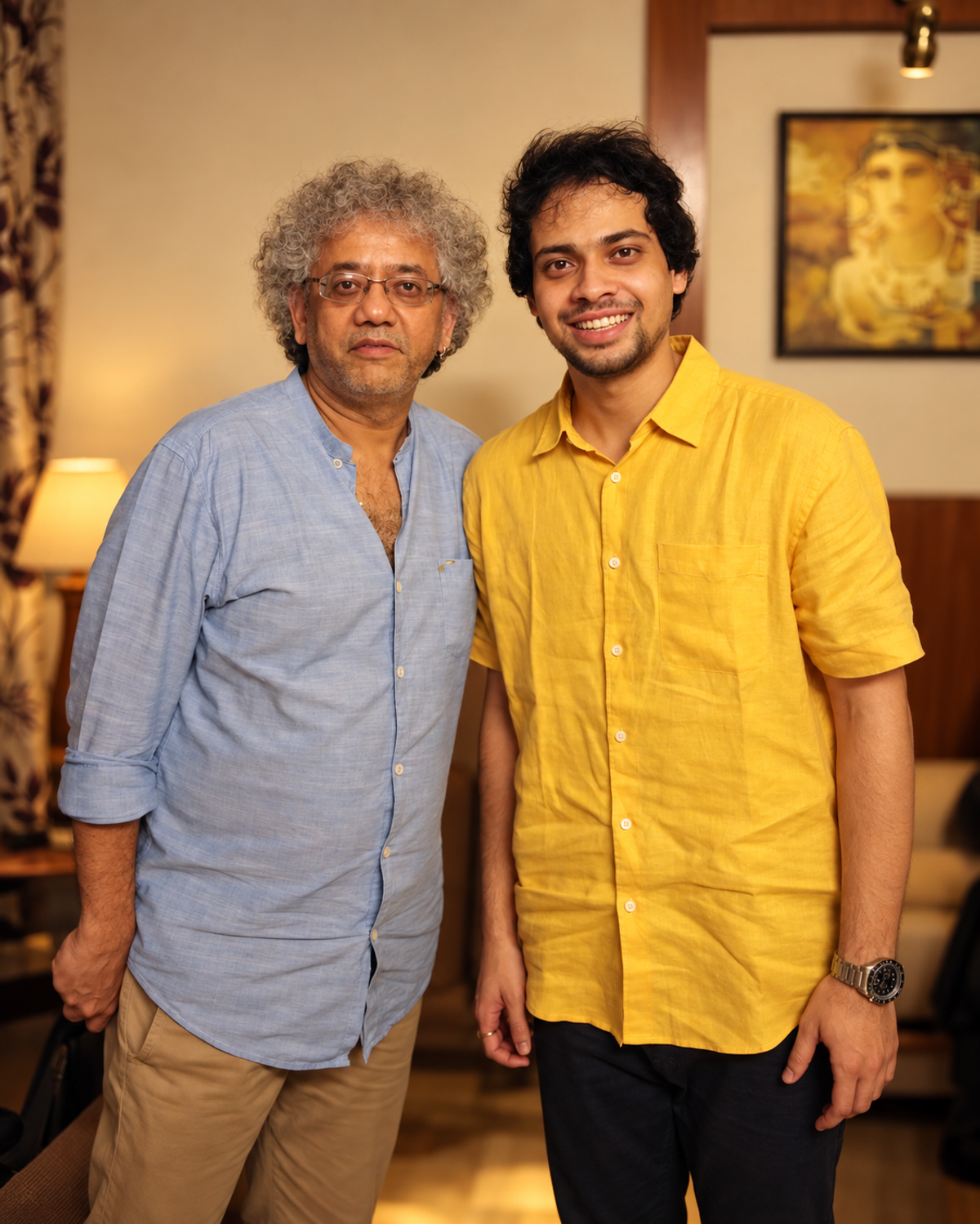 Sweekar with Ustad Taufiq Qureshi