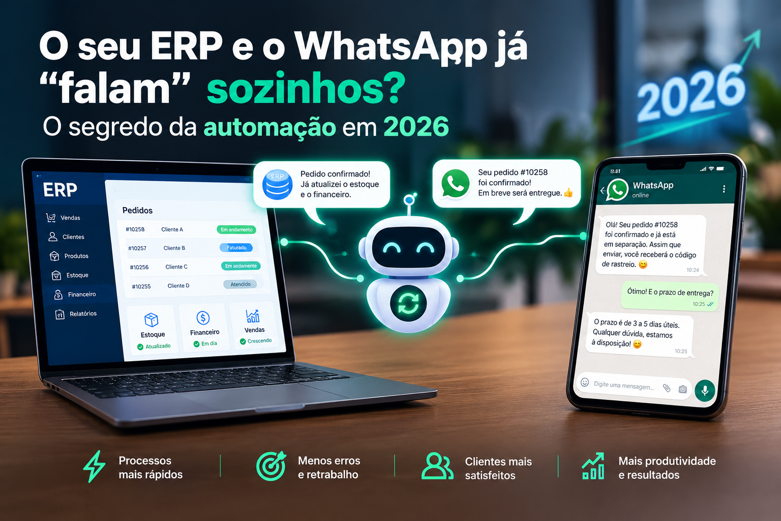 Hiperautomação, automação n8n, integração ERP Linx, API REST, Webhooks, arquitetura Jamstack, transformação digital, gestão de processos, GNASTECH.