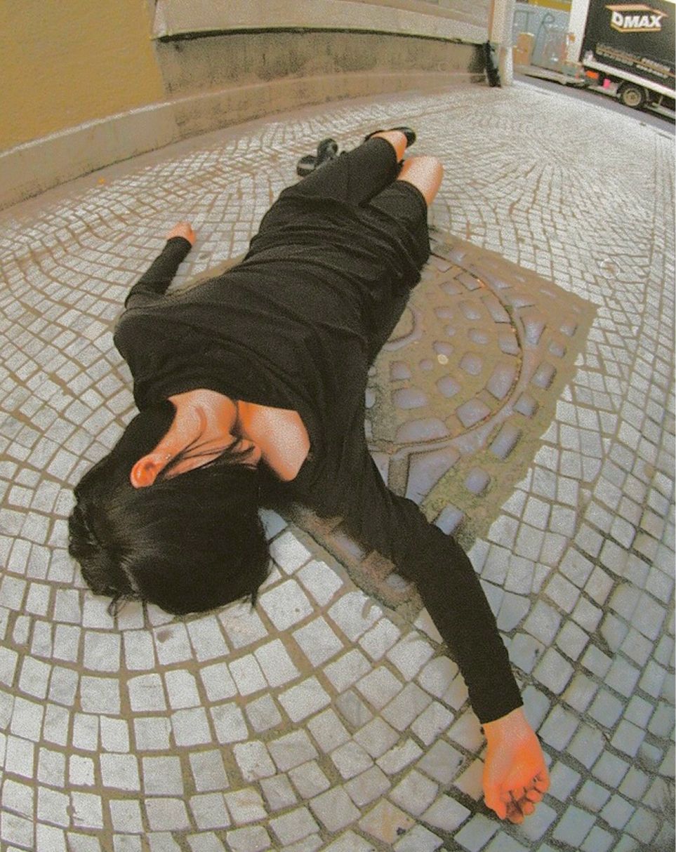 On the floor