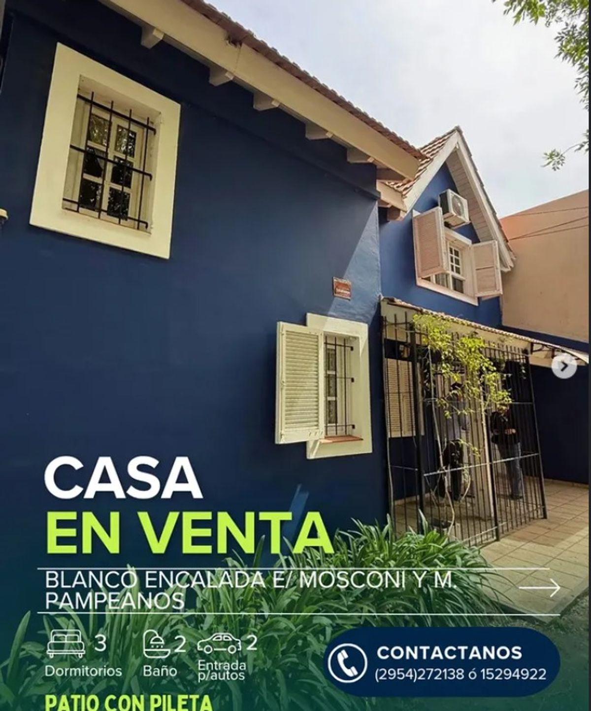 CASA EN VENTA - Blanco Encalada - Villa Amalia
