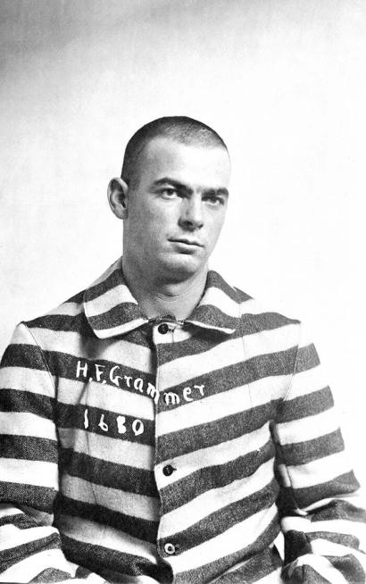 image from Henry Grammer was briefly locked up after he killed a man in Montana.