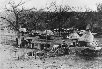 image from An early Osage camp
