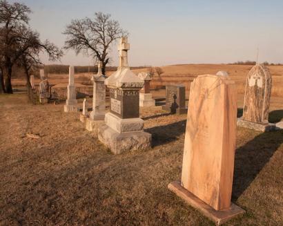 image from The graves of Mollie and her murdered family members