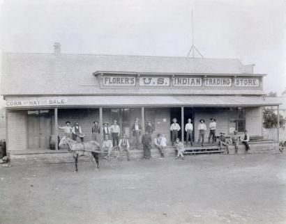 image from John Florer’s trading store in Gray Horse