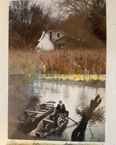 Collage „How to become an American“ Collage „How to become an American“