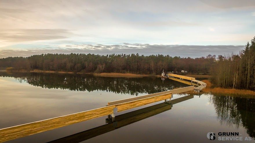 I løpet av torsdag 4. desember er trolig Sandtangen knytt sammen med brua til Njåskogen.