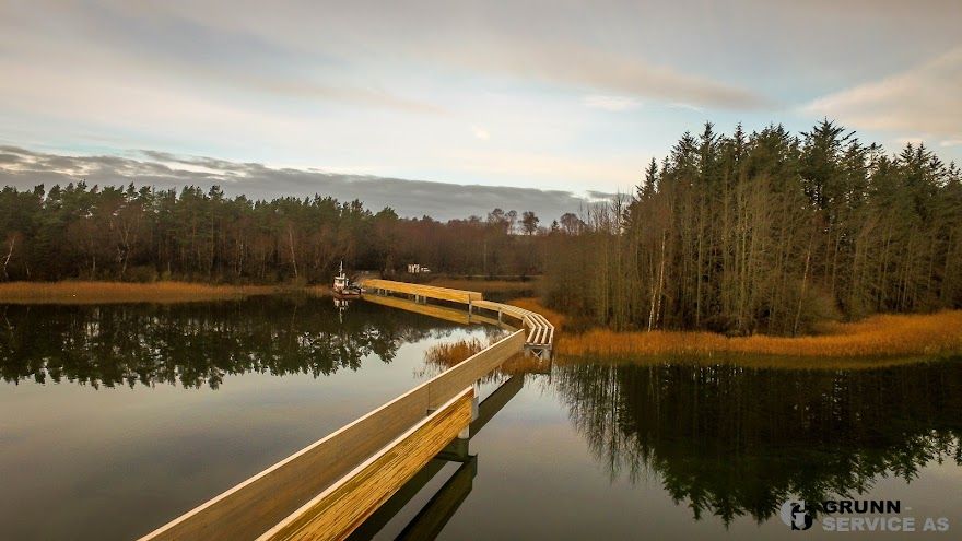 I løpet av torsdag 4. desember er trolig Sandtangen knytt sammen med brua til Njåskogen.