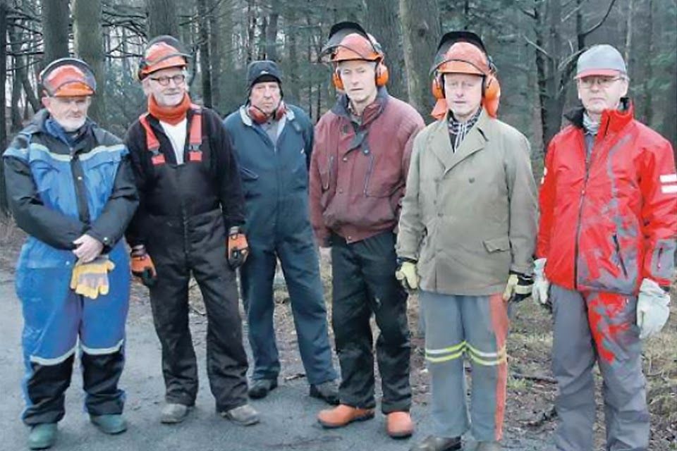 Årets første vinterstorm rev med seg 25 trær i Sandtangen. Det er ingenting sammenlignet med fjoråret, i følge skoggruppen i Brynes Vel.