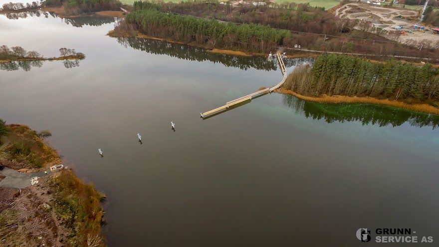 I løpet av torsdag 4. desember er trolig Sandtangen knytt sammen med brua til Njåskogen.