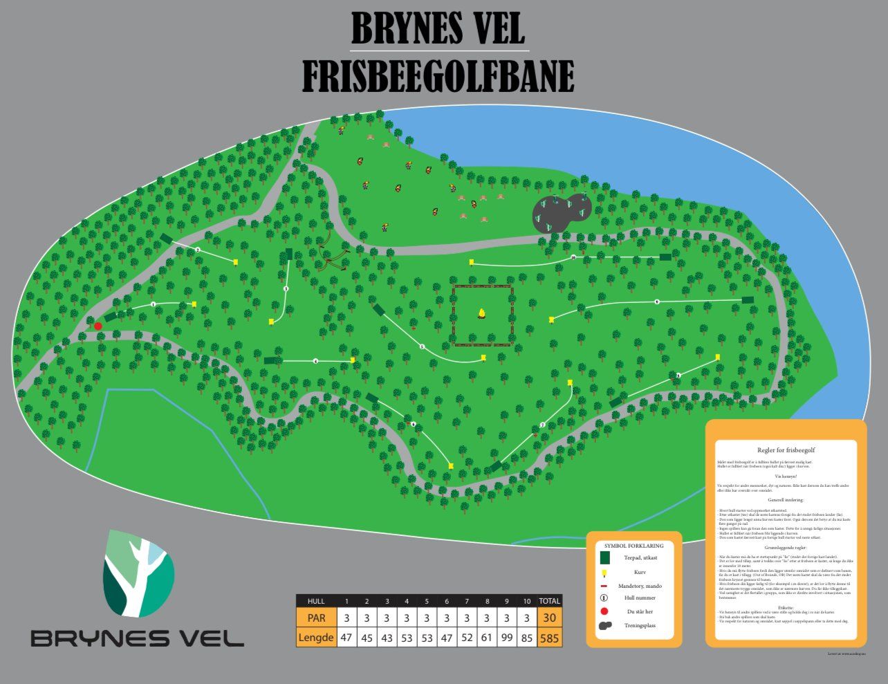 Sommeren 2021 åpnet frisbeegolfbanen i Sandtangen, et initiativ fra Brynes Vel. Banen ble etablert for å gi både lokale innbyggere og besøkende en morsom og aktiv måte å tilbringe tid utendørs. Den består av 10 relativt korte disk-baner, noe som gjør den tilgjengelig for spillere på alle nivåer.