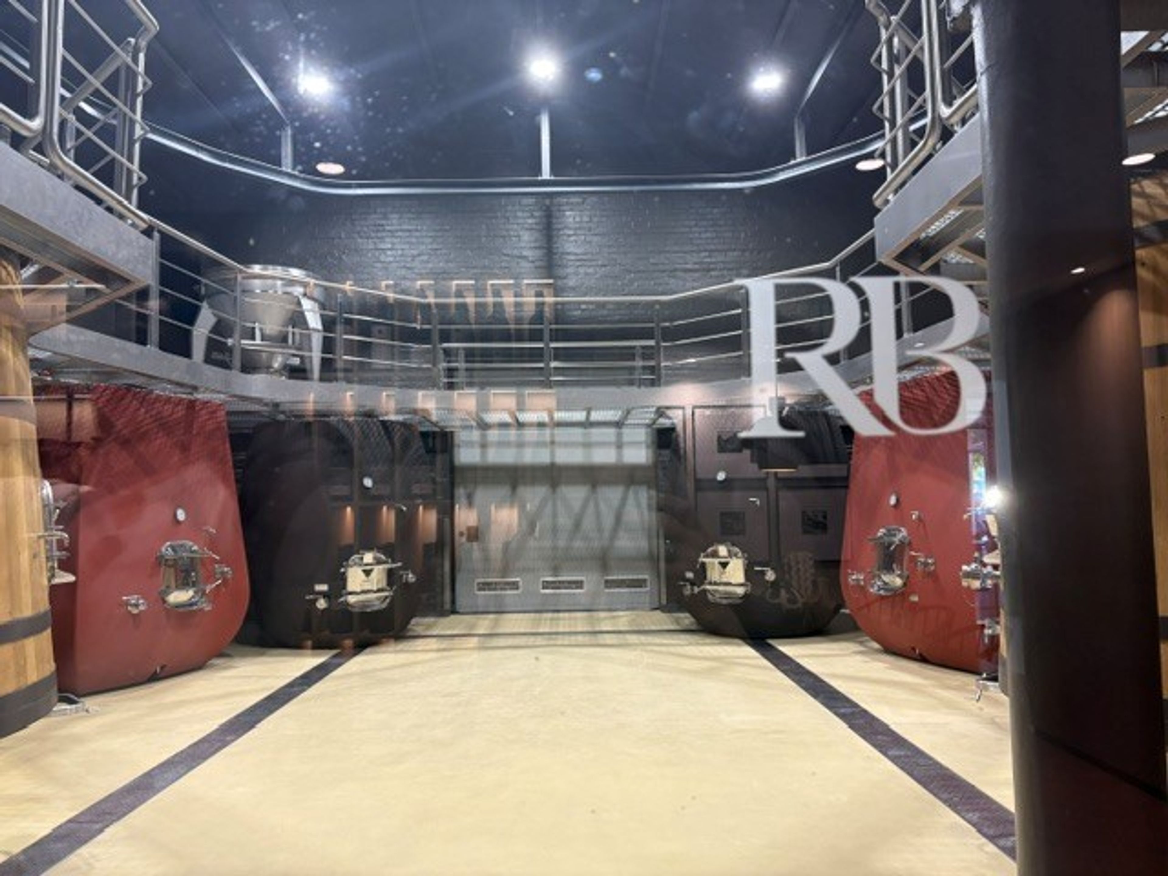 Inside the Rickety Bridge winery
