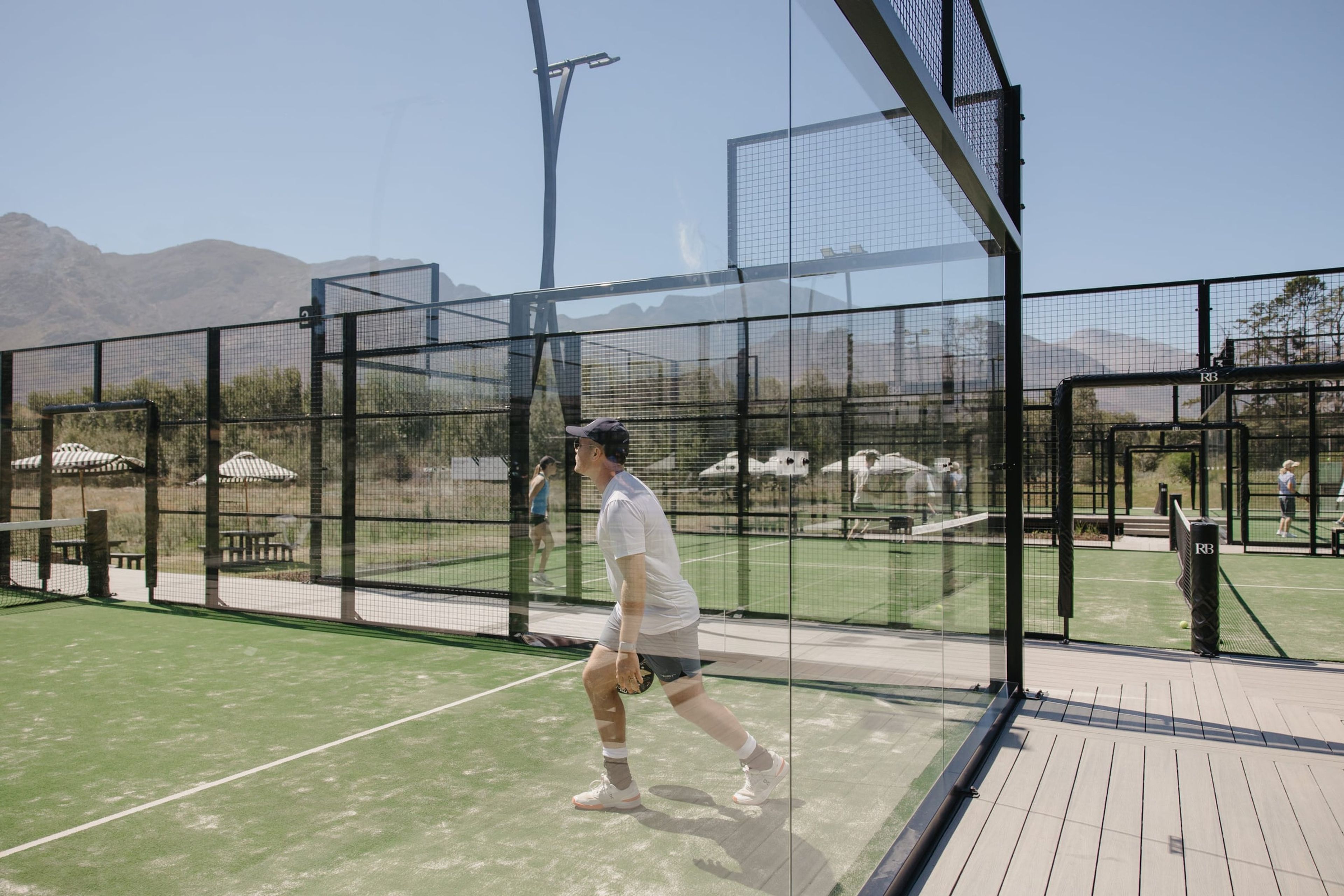 Padel courts at Rickety Bridge