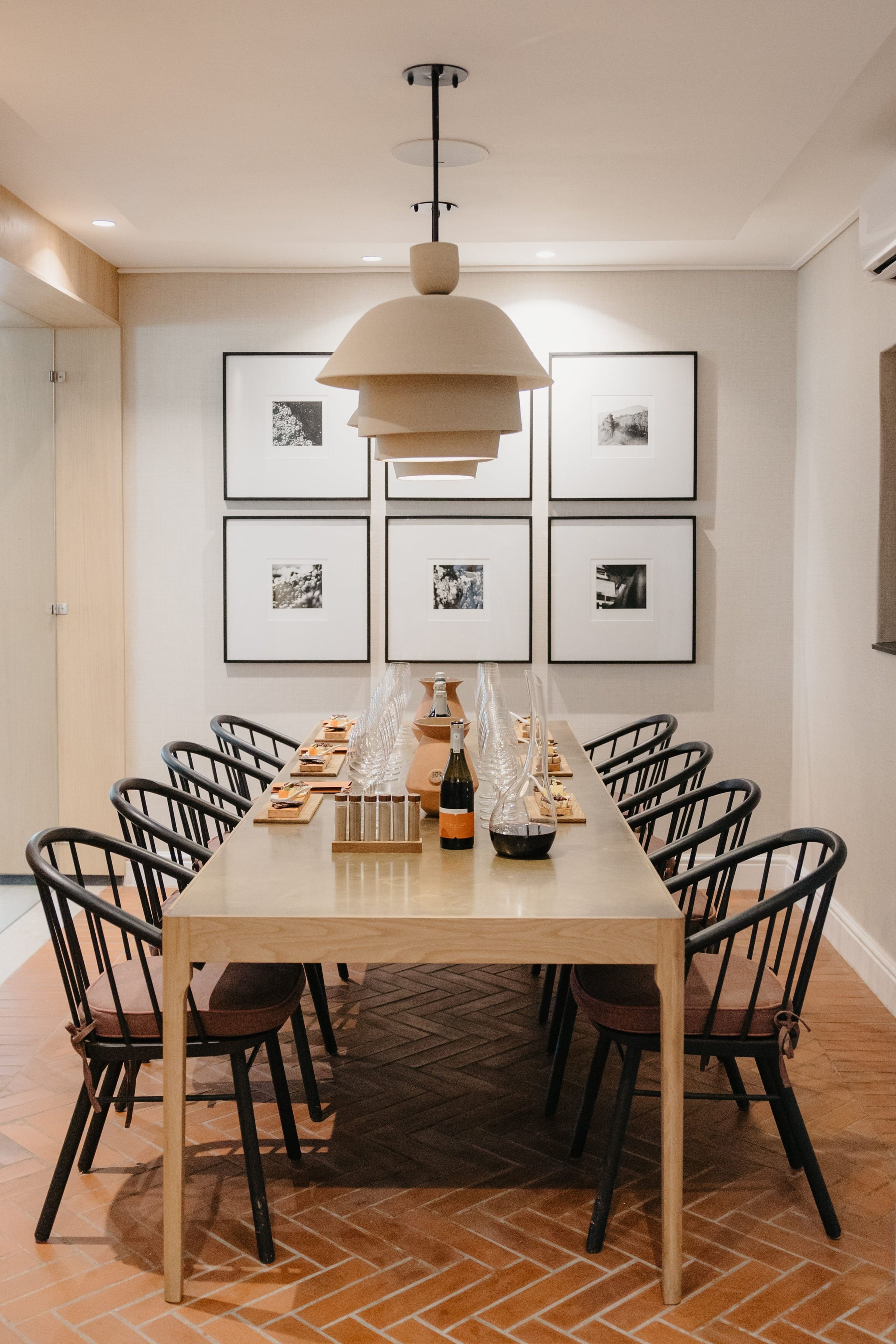 The private tasting room at Rickety Bridge