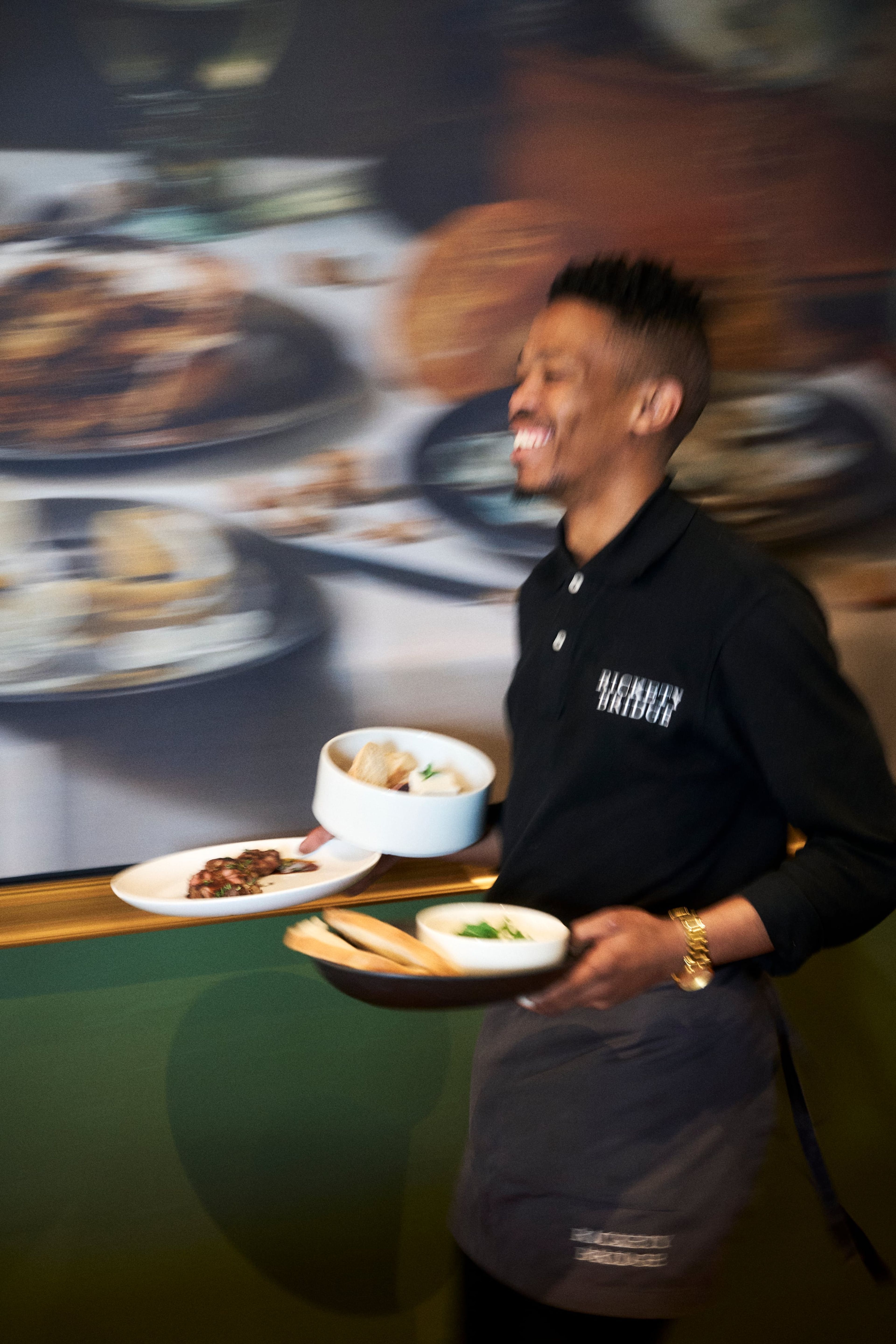 Restaurant service at Rickety Bridge