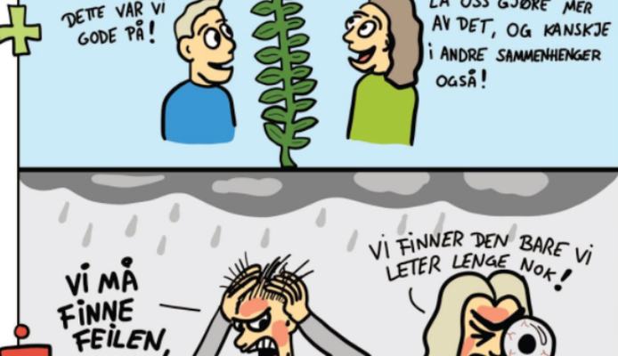 over eller under streken