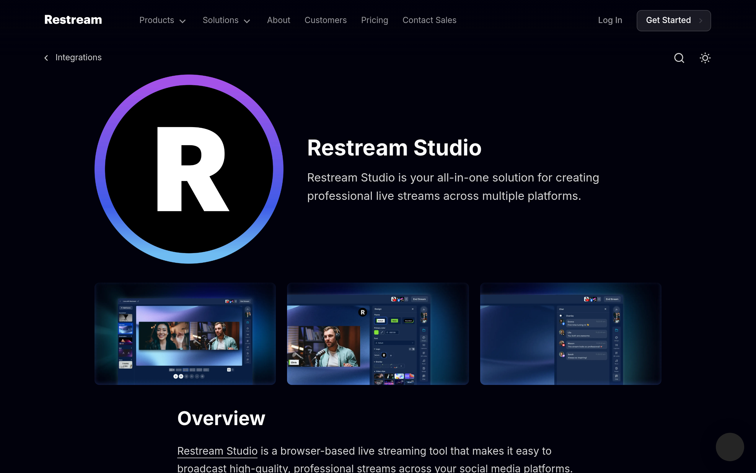 Restream site