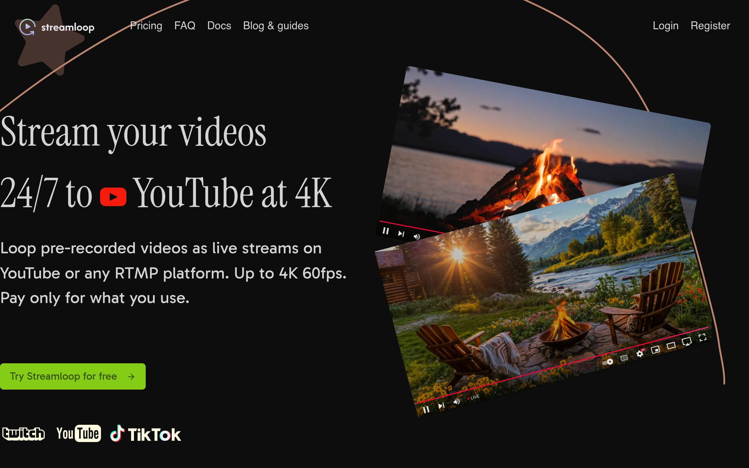 Streamloop site