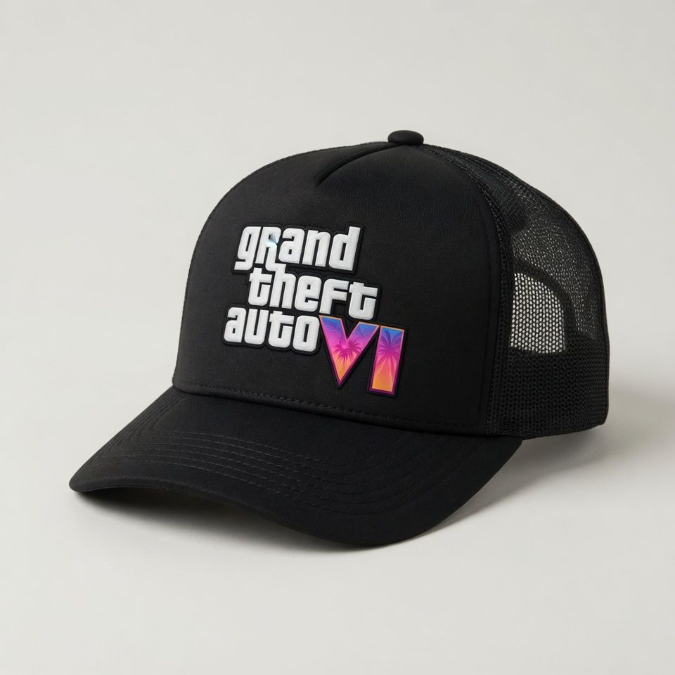 GTA 6 Logo Trucker Hat