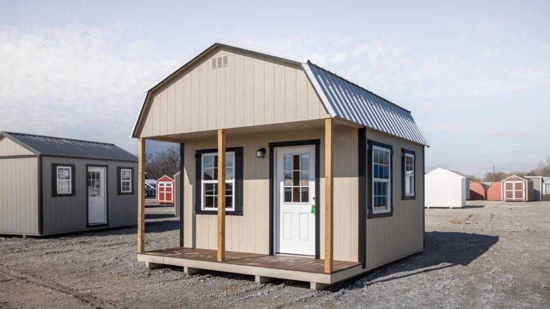14x16 Lofted Barn — exterior