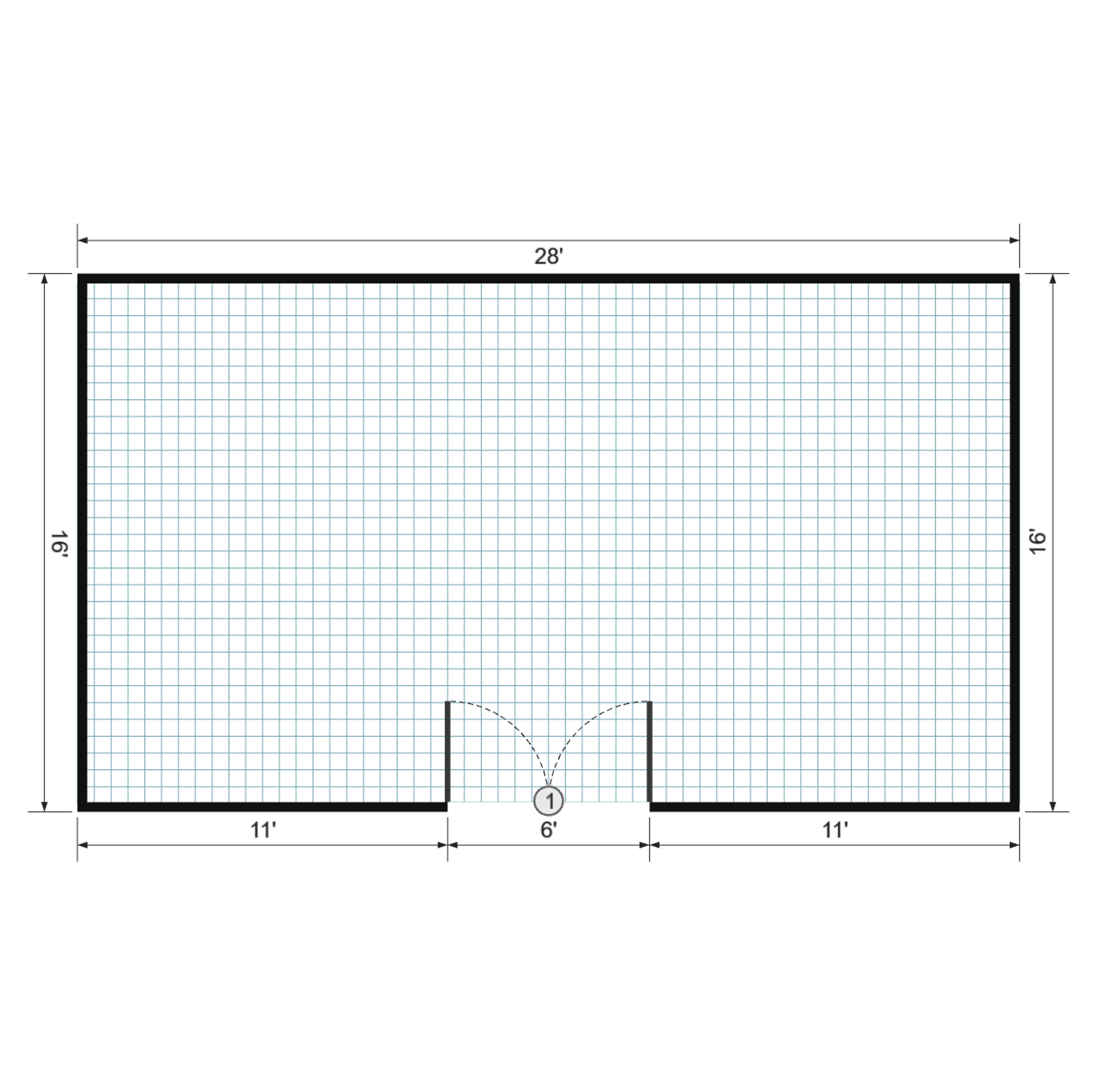 16x28 Single Slope — photo 11