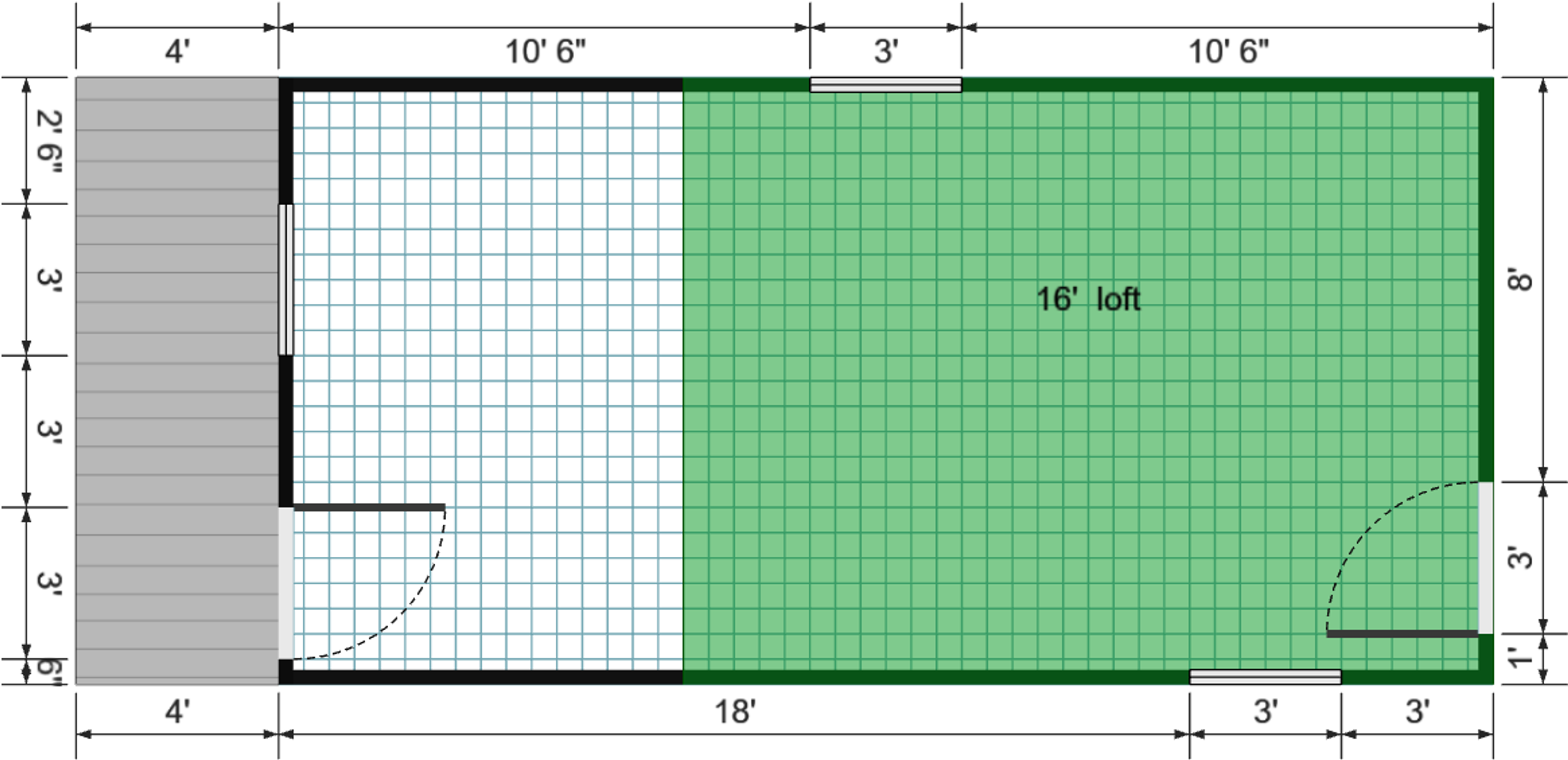 12x28 Lofted Barn — photo 7