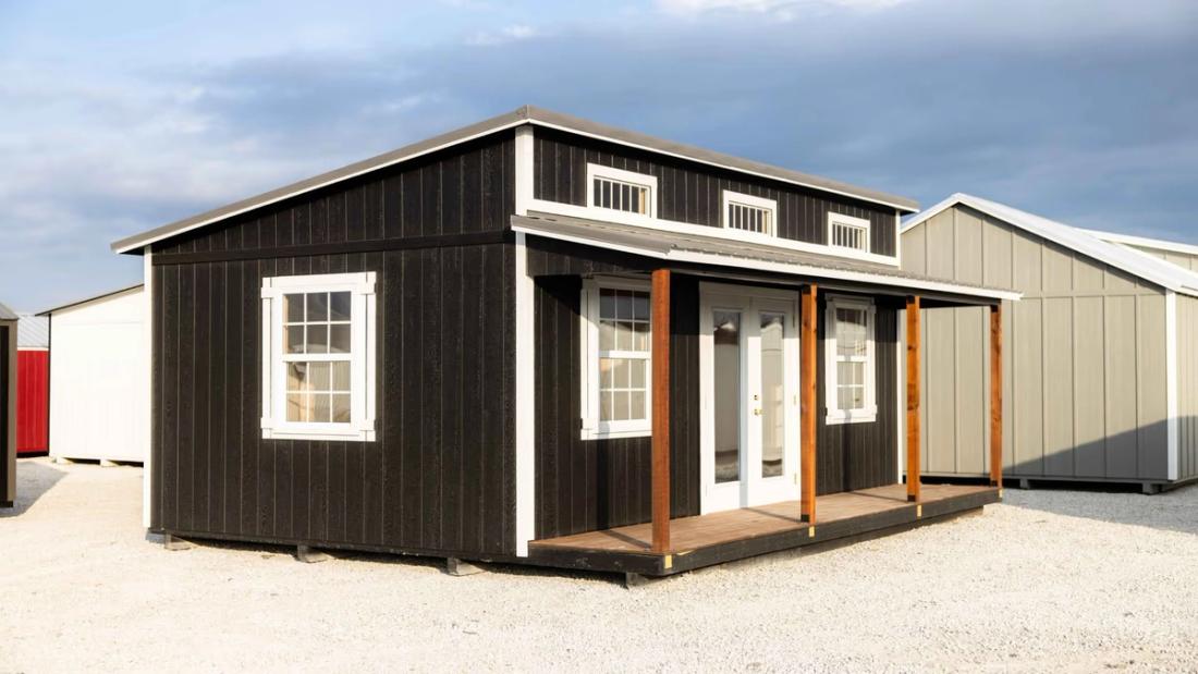 18x24 Single Slope Cottage — exterior