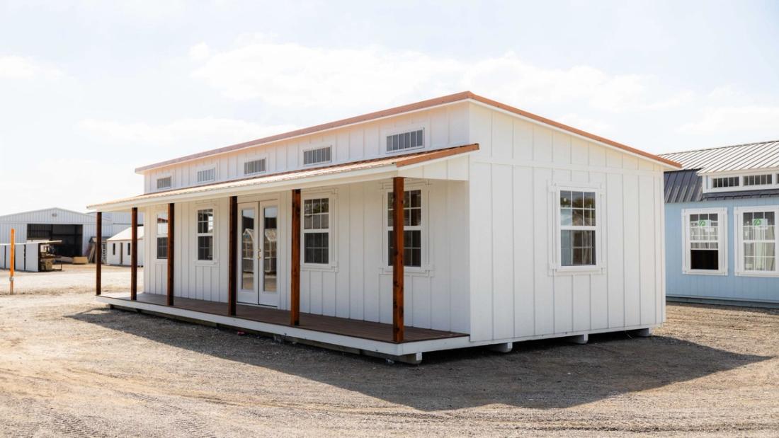 18x40 Cottage Single Slope — exterior