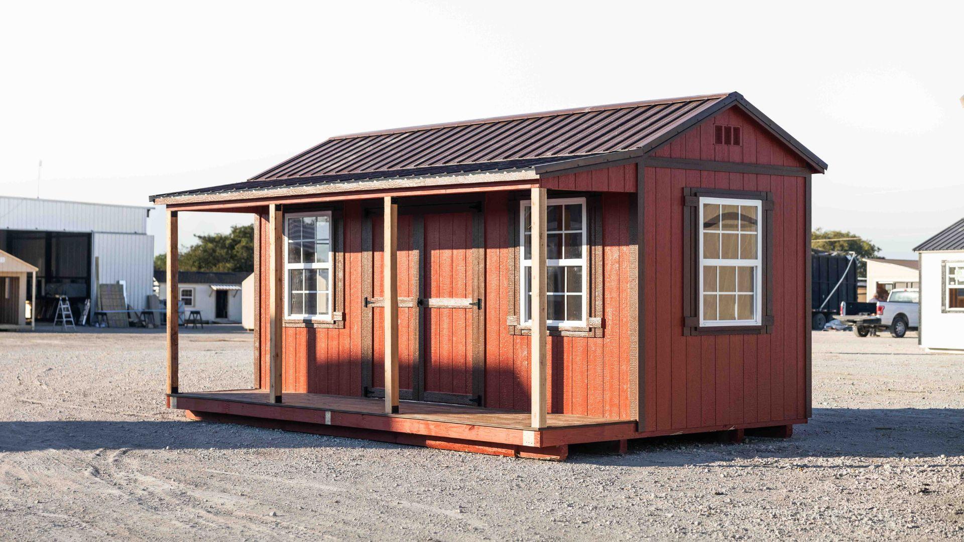 12x20 Premier Shed With Cottage Porch