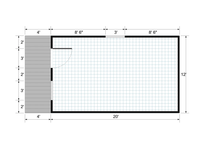 Cabinette 12×24 floor plan