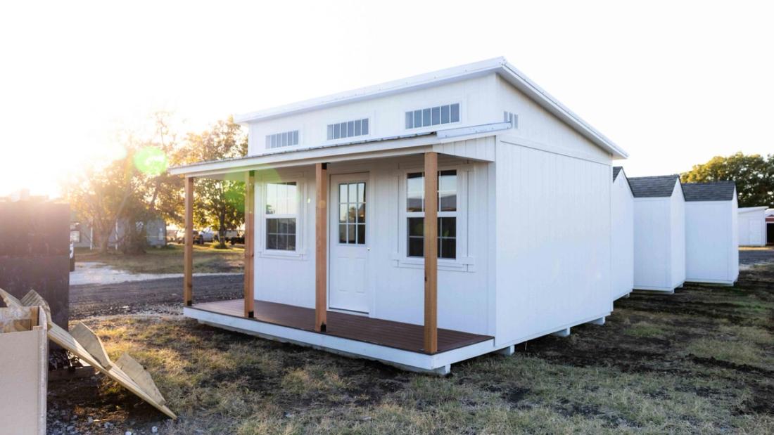16x16 Single Slope — exterior