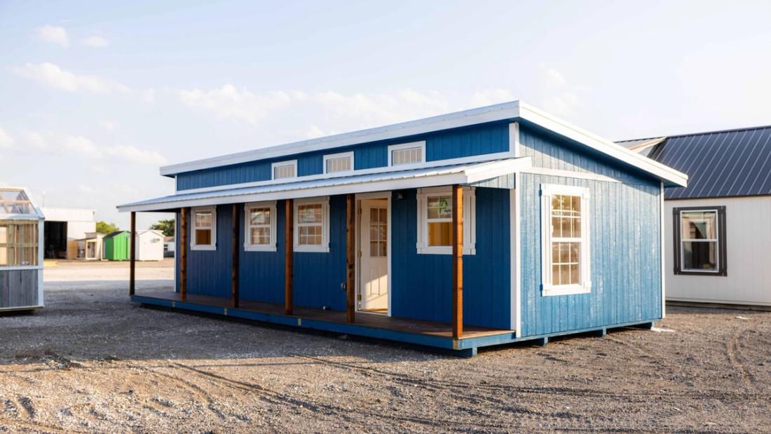 18x36 Single Slope Cottage — exterior