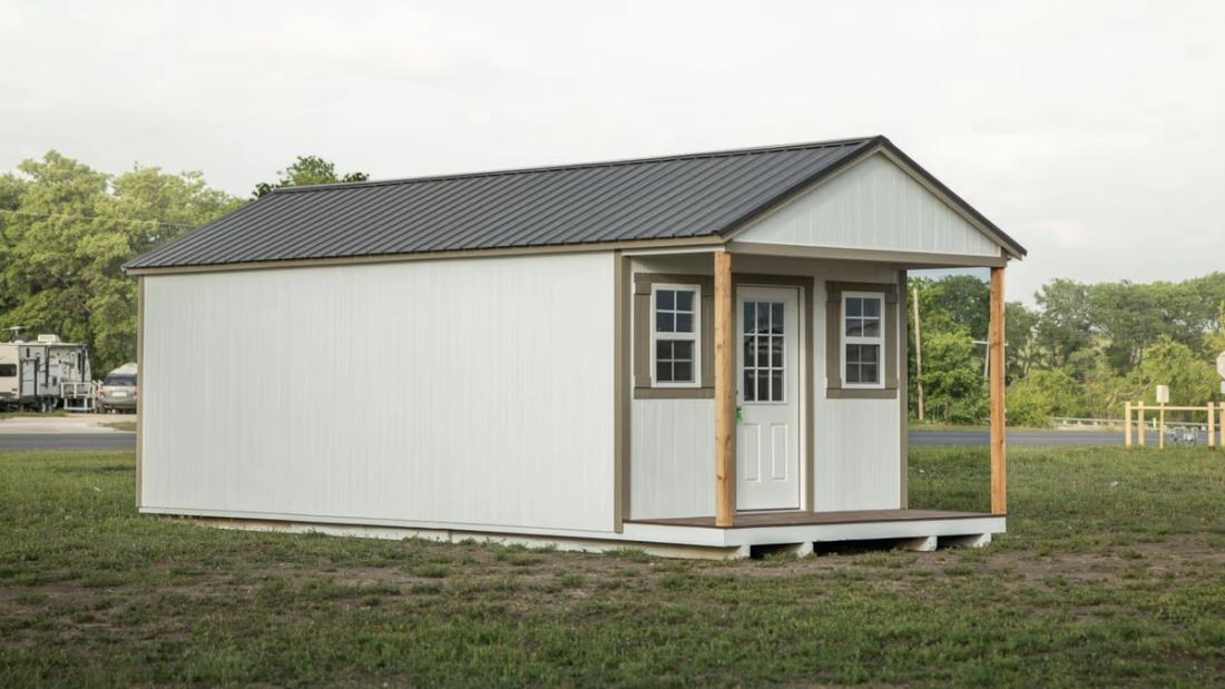 12x28 Gable Shed — exterior