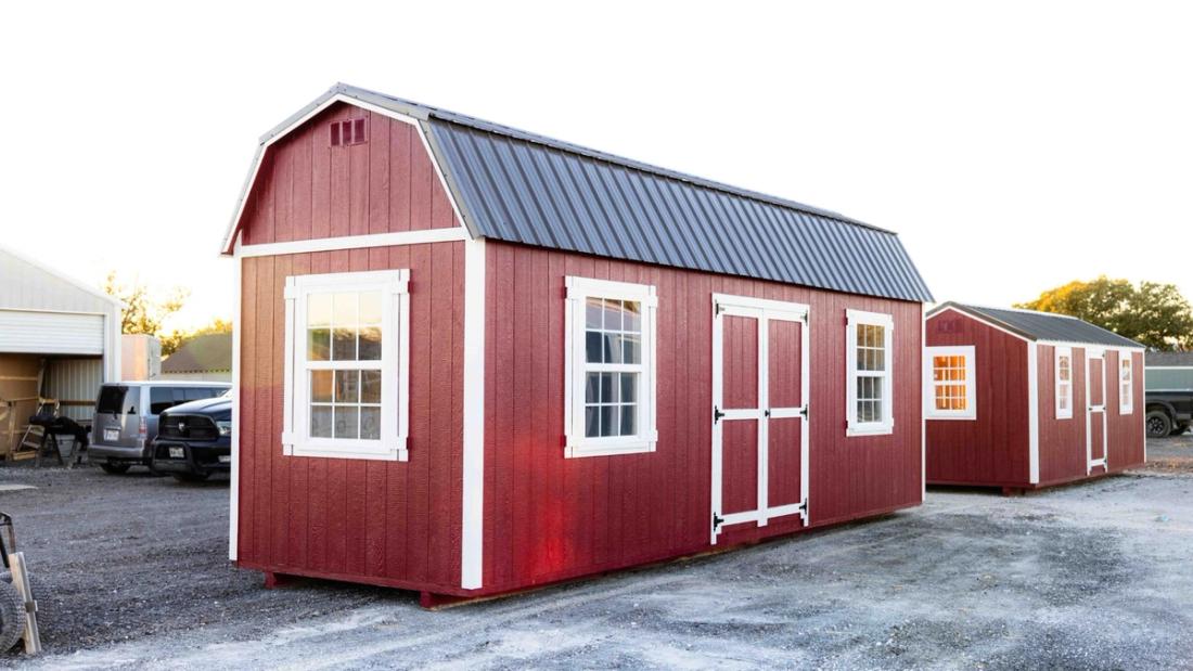 8x28 Lofted Barn — exterior